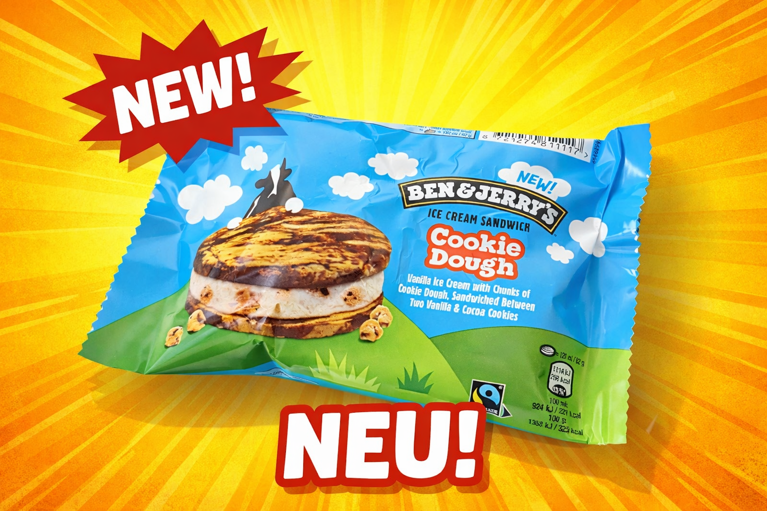 Coming Pizza Blankenburg Cookie Dough Sandwich