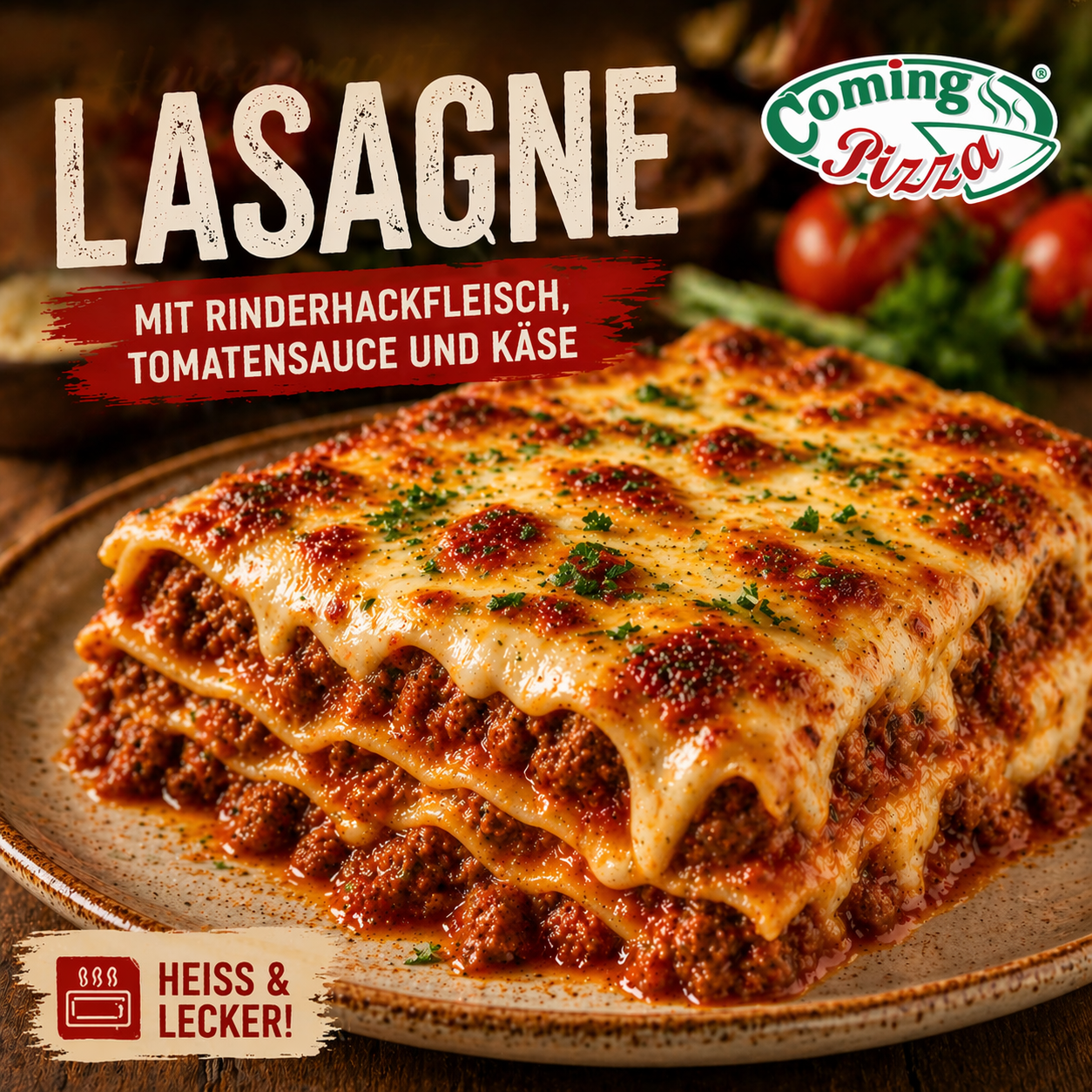 Coming Pizza Blankenburg Coming Lasagne Bolognese